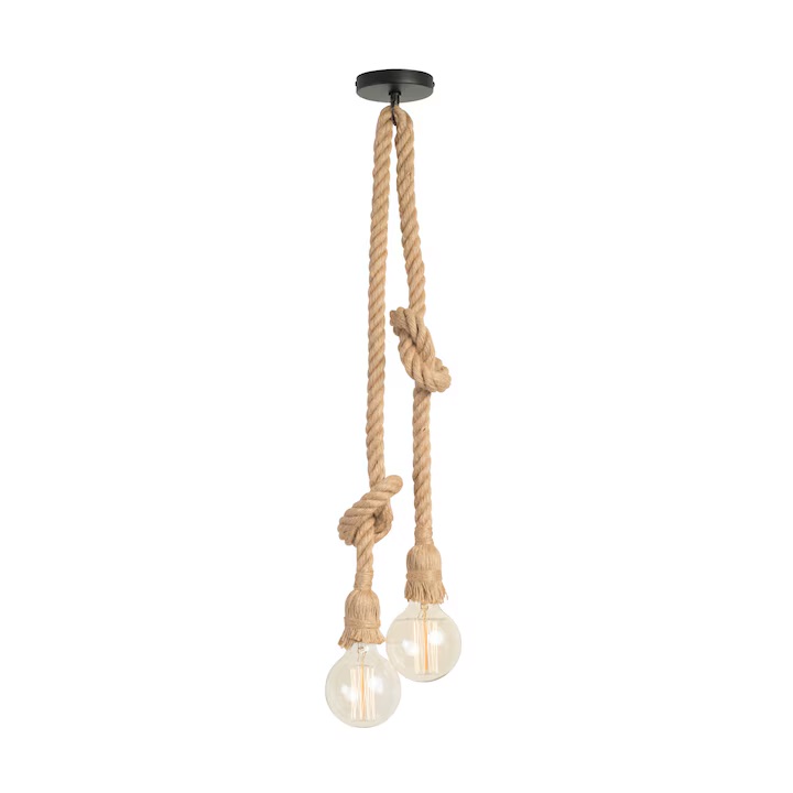 Pendul Rhea Home Light RHL60801, 2xE27, Max.25W, sfoara vintage, 100cm