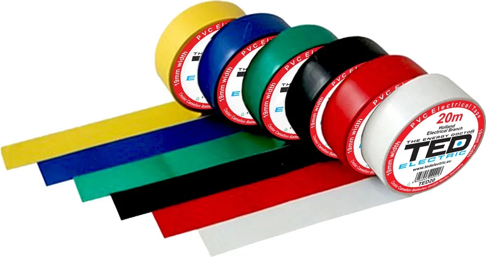 (GS-TED-20M/19MM ALB)BANDA ELECTROIZOLATOARE TED 19MMX20M ALB