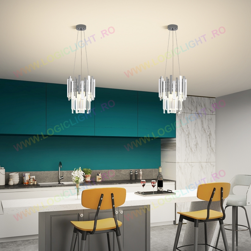 Candelabru Arhitect Grey, 24W Led, Intensitate Reglabila