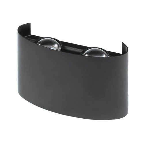 LED Wall Lamp 4*1W Cold Light (6400K) IP65 Black