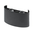LED Wall Lamp 4*1W Cold Light (6400K) IP65 Black