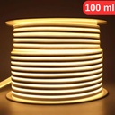 Banda Led Luminos Neon Flex 100M, Lumina Alb Cald 2700K, IP65